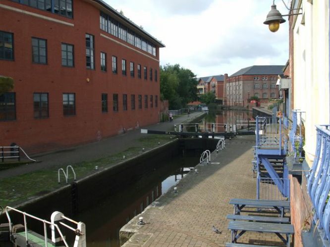 Lock on Nottingham Canal